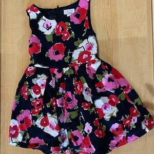 Place Floral Dress - Black, Red, Pink, Green
